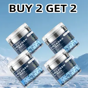 【BUY 2 GET 2】Collagen Men's Anti-Aging WrinkleCream,Men's Face Moisturizer Cream 50g.Skin Firming and Tightening Lotion,Firming Hyaluronic Acid Moisturizer Hydrating Anti-Aging wrinkle Cream Father‘s day gift  Blend Daily