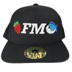 FM Fresa Y Pescado SnapBack With Flat Green UnderVisor