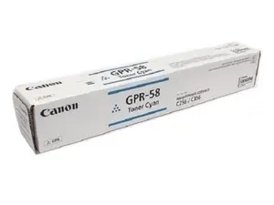 Canon GPR-58 Original Toner Cartridge - Cyan - Laser - 18000 Pages - 1 Each