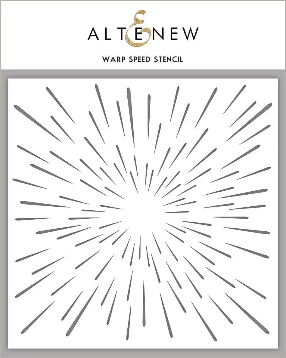 Warp Speed Stencil