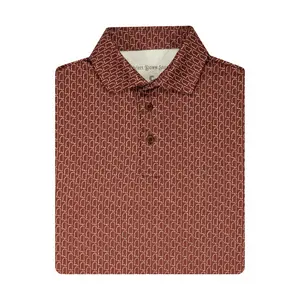 Men's Stretch Short-Sleeve Casual Polo Shirts - Polyester-Spandex Fabric, Athletic Fit, All-Seasons Menswear Tops