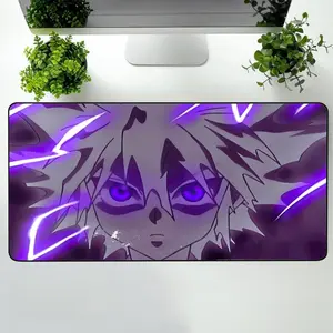 Killua Hunter X Hunter Anime Desk Mat - Vibrant Gamer Room Decor, Desk Accessories for Students, Gift for Anime Lovers