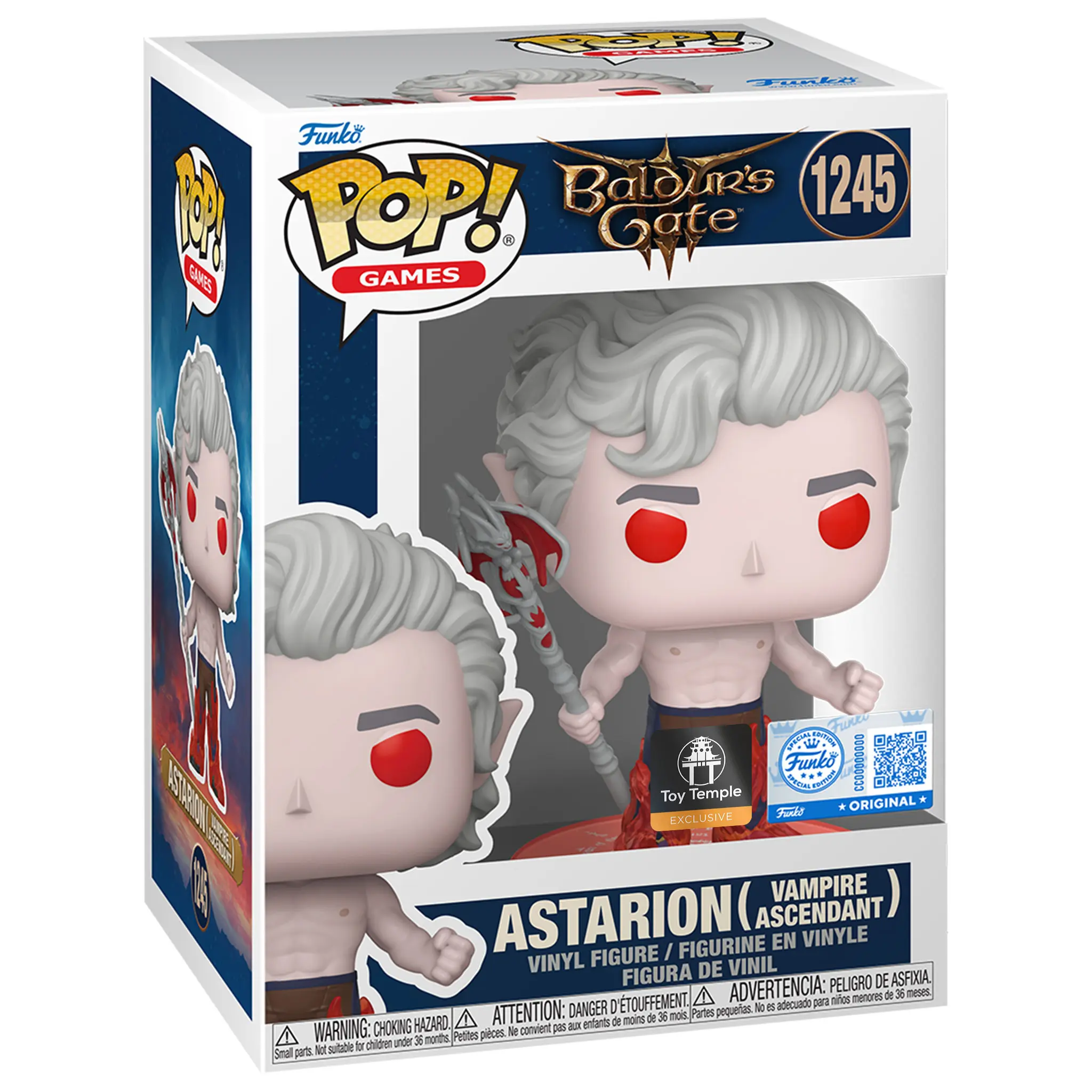 Funko POP! Astarion (Vampire Ascendant) Baldur's Gate #1245 [TT & FSE stickers]