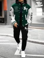 Dark green white black