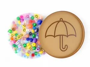 Dalgona - Umbrella cookie shape Picky Party Pad and Tray- Satisfy Your Urge to Pick, Pop and Peel Stress-Free!