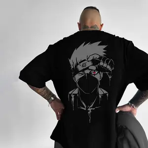 80s 90s Naruto Kakashi Oversized streetwear singlet muscle cotton outfits men short summer men's graphic tees Fits vacation outfits Anime tank tops men gifts SpringStatements