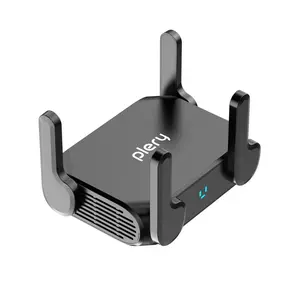 PLERY Portable Travel WiFi 6 Router Dual-Band AX3000 Wi-Fi 2.5G Wireless Portable VPN Routers with Gigabit LAN Port 4 High Gain Antennas for Travel Public Use