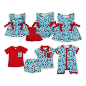 Hook, Line & Summer Style!Matching Fishing Sets for Boys and Girls Kids Clothes cute clothes set Shorts