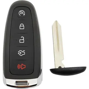 Replacement Remote Key Shell Cover fit for Ford Explorer Escape Flex Edge Focus Taurus Lincoln MKS MKT MKX Key Fob P/N: M3N5WY8609