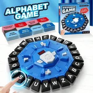 Mad Letter Board Game, Alphabet Board Game, Fast-Paced Word Game, Family Fun Game, Perfect for Family Gatherings, Parties, Easter, St Patrick's Day