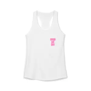 Spend Dat Tank Top | Funny Girly Graphic Racerback