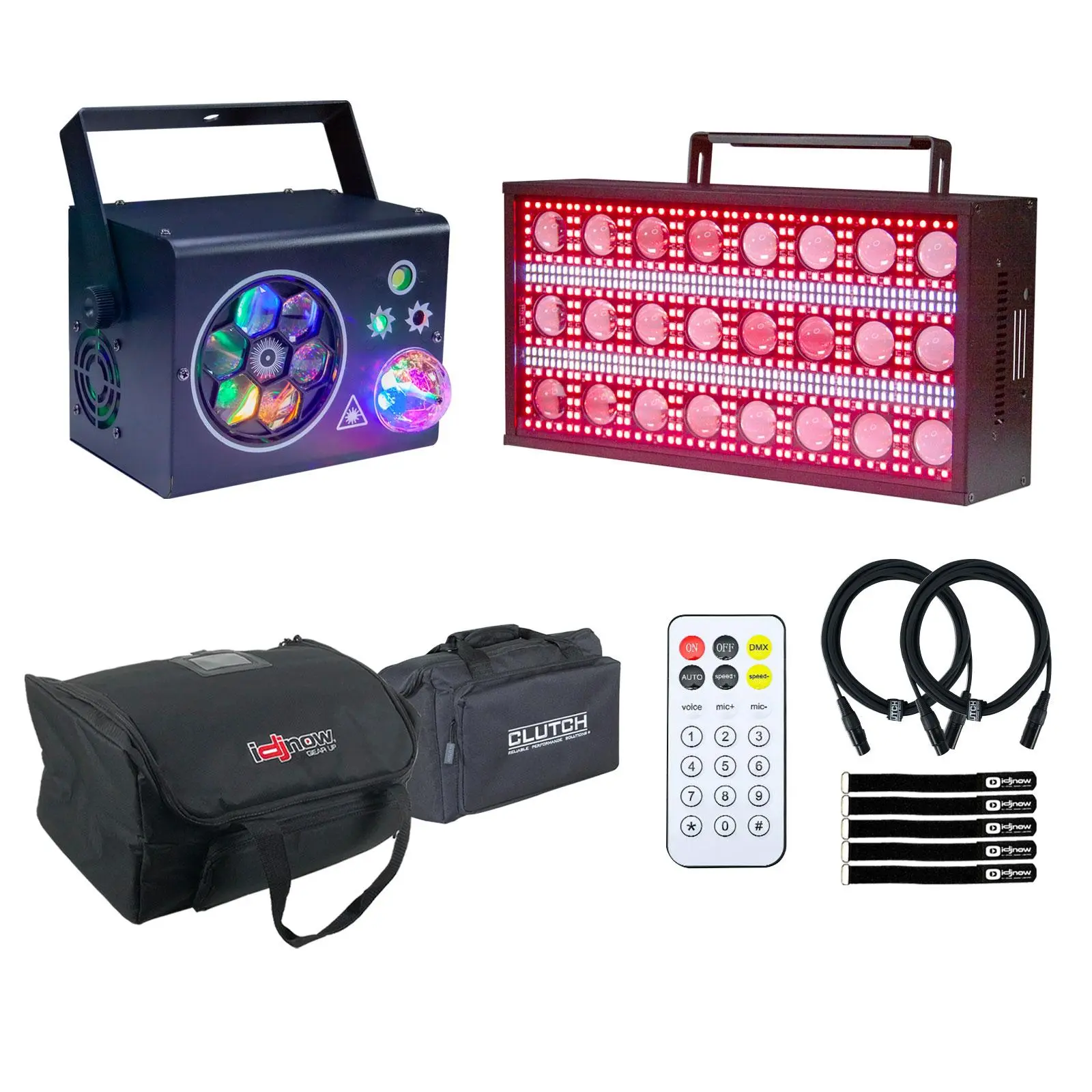 Clutch BEAM-BOX Motion Light Box with BEAM-FLASH Motion Strobe Light & Bags Package