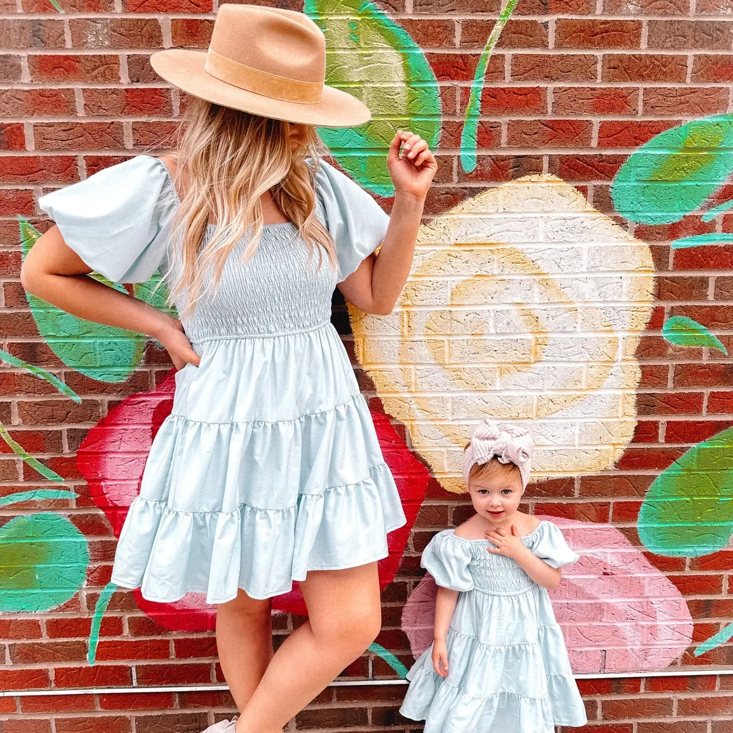 Light Blue Puff Sleeve Mini Tiered Dress, mommy and me, summer dresses - TikTok Shop Light Blue Puff Sleeve Mini Tiered Dress, mommy and me, summer dresses - TikTok Shop