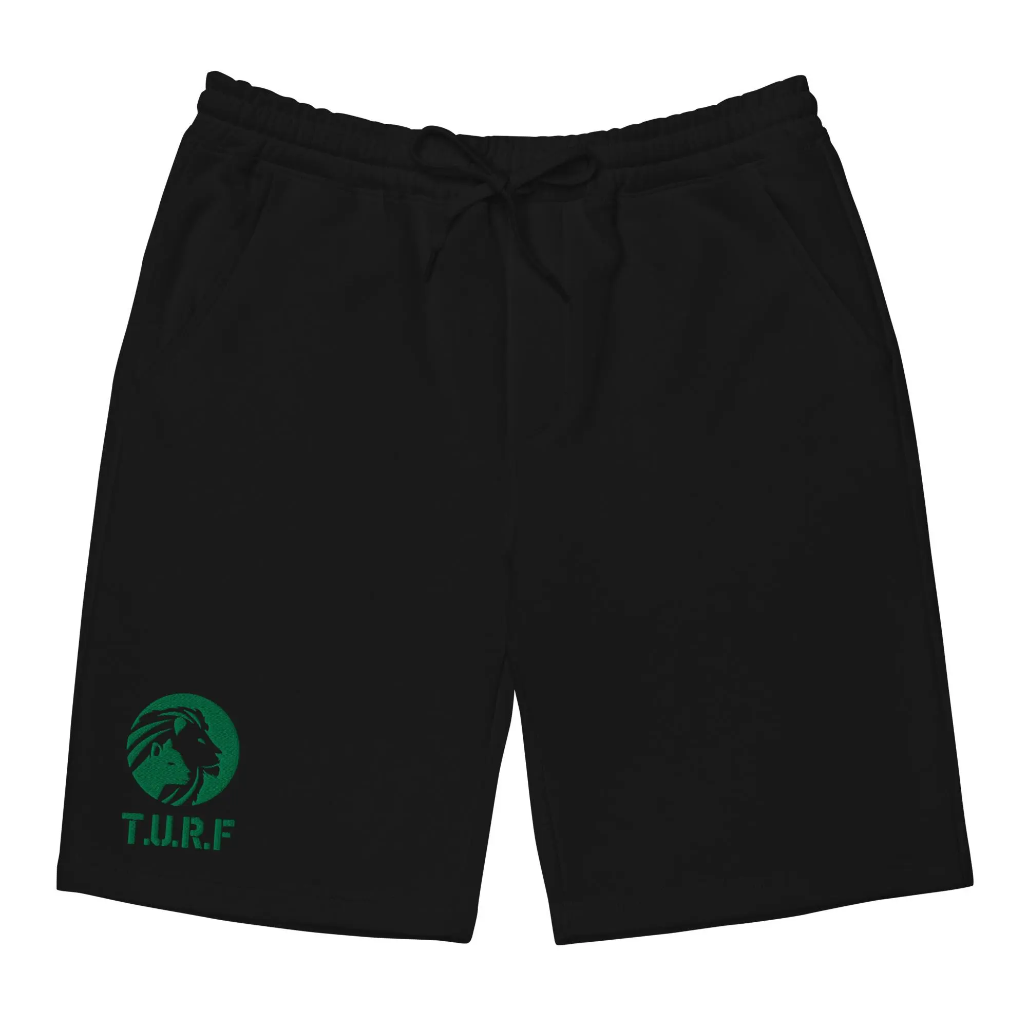 T.U.R.F Embrodiered Men's fleece shorts