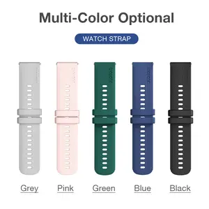 AOLON Smartwatch Replacement Strap, 22mm Silicone Steel Band, Compatible with GTR3 / GTR / Navi R3 Ultra / GT6PRO / GT5PRO / Luxor / CURVE3 / GTS3