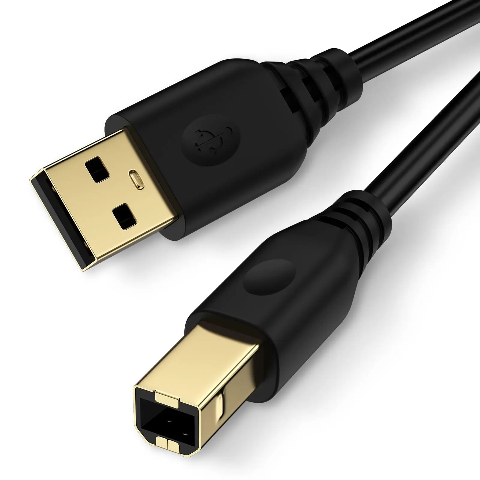 Printer Cable 6ft Usb A To B Cord For Scanner Printerr Cablee Usb2.0 Type High Speed Midi Brother Computer Laptop Epson Xerox Digital Piano
