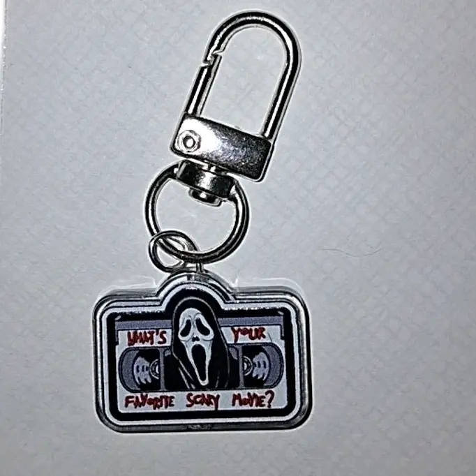 Horror Movie Character Keychain, Multi-Functional Bag Clip & Cellphone Charm