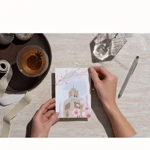 Elegant Eid Mubarak Greeting - Simple Design with Elegant Font - Ideal for Greetings and Celebrations