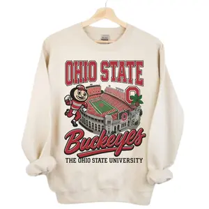 Vintage Ohio Football College Mascots Sweatshirt, Hoodie, Unisex Throwback Sports T-Shirt, Game Day Sweatshirt, Gift for Football Fan, Casual Hoodie Menswear, Womenswear