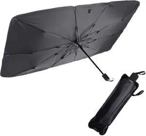 Foldable Car Windshield Umbrellas, Sun Shade Umbrella for Front Windows, Suitable for Windshields of Various Car Models (Large)