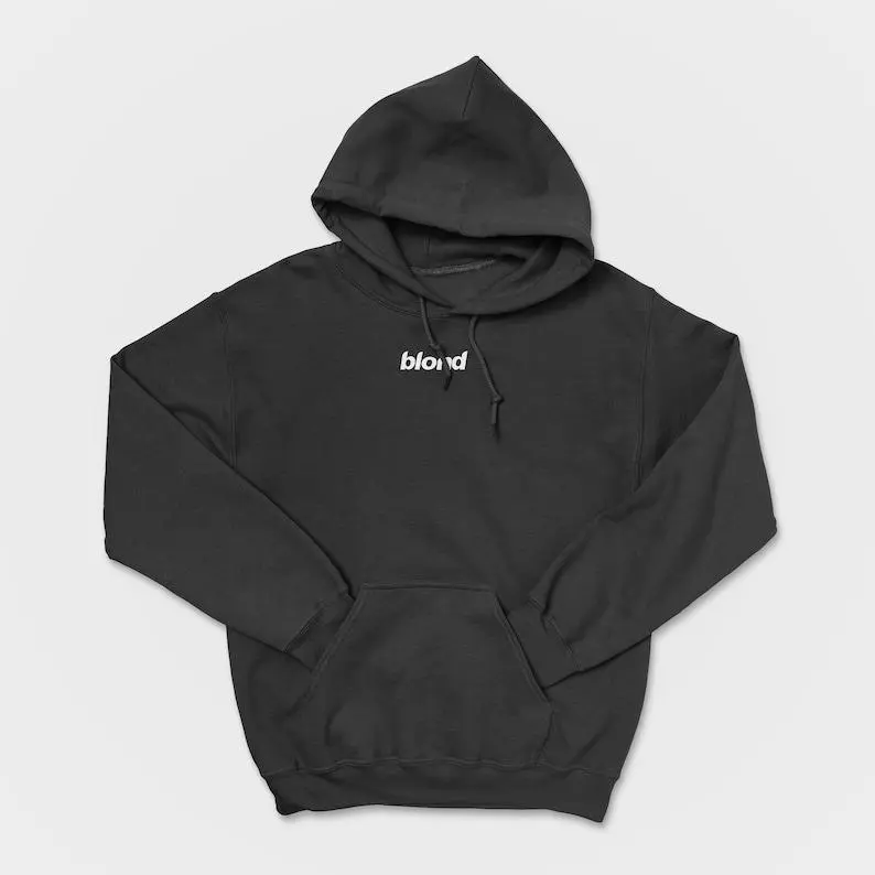 Frankk Oceann Blonddd Cotton Hoodie, Unisex Crewneck Pullover for Men, Stylish Daily Wear with Comfortable Fit Menswear Sweatshirts