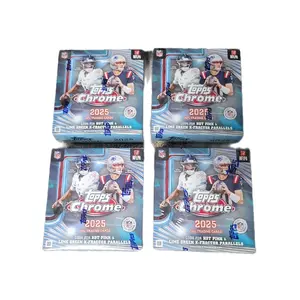 2025 4x topps chrome football cards mega box