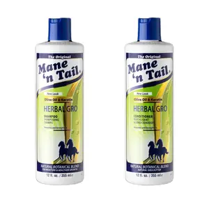 Mane 'n Tail Herbal Gro Shampoo and Conditioner 12 oz. Dual Set