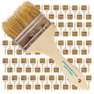 Vermeer Chip Paint Brushes - 96-Pack - 3" Chip Brushes for Paints, Stains, Varnishes, Glues, & Gesso - Home Improvement - Interior & Exterior Use