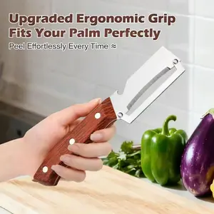 【2-in-1】 Fruit & Veggie Peeler with Bottle OpenerSharp Stainless Steel Upgraded Ergonomic ComfortGrip Non-Slip