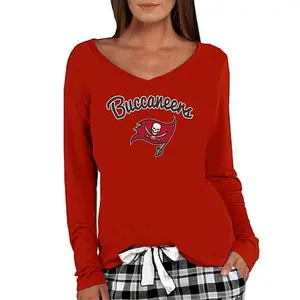 Football Fan Shop Officially Licensed NFL Ladies Marathon Long-Sleeve Top - Buccaneers