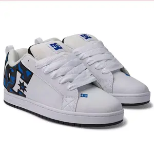 DC Court Graffik, White/Grey/Blue, 10.5