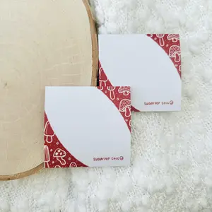 Pack of 2 - Mushroom Doodles, Post It Notes