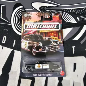 Matchbox 1951 Hudson Hornet Police Car - Toy Model Car Diecast
