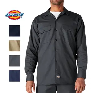 DICKIES Long Sleeve Work Shirt 574 Work Shirts Long Sleeves Casual Regular Fit Work Shirts Classic Fit