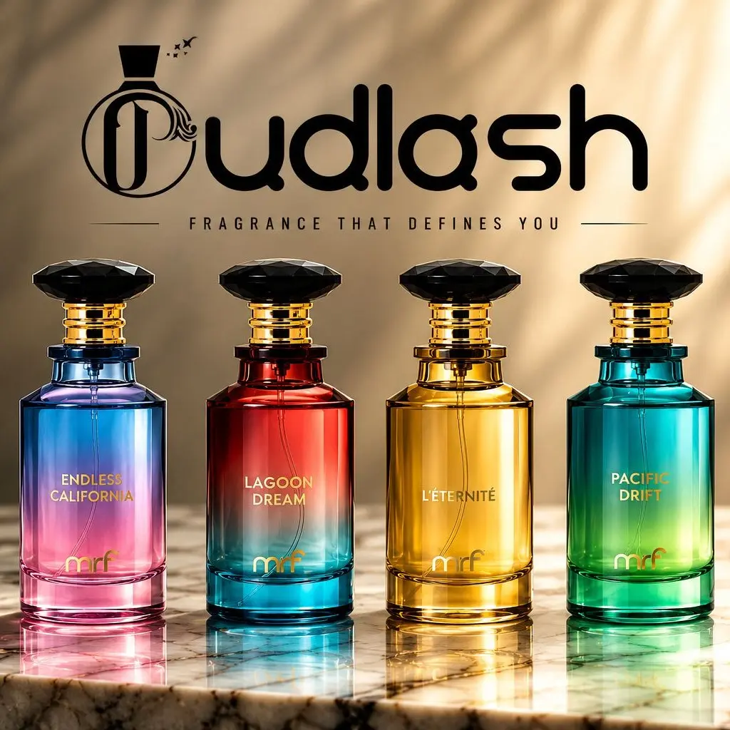 Oudlash Bundle | MPF | L'Eternite + Lagoon Dream + Endless California + Pacific Drift | Unisex Fragrance | 100ML - 3.4 Oz | Bergamot- Ginger and Galbanum