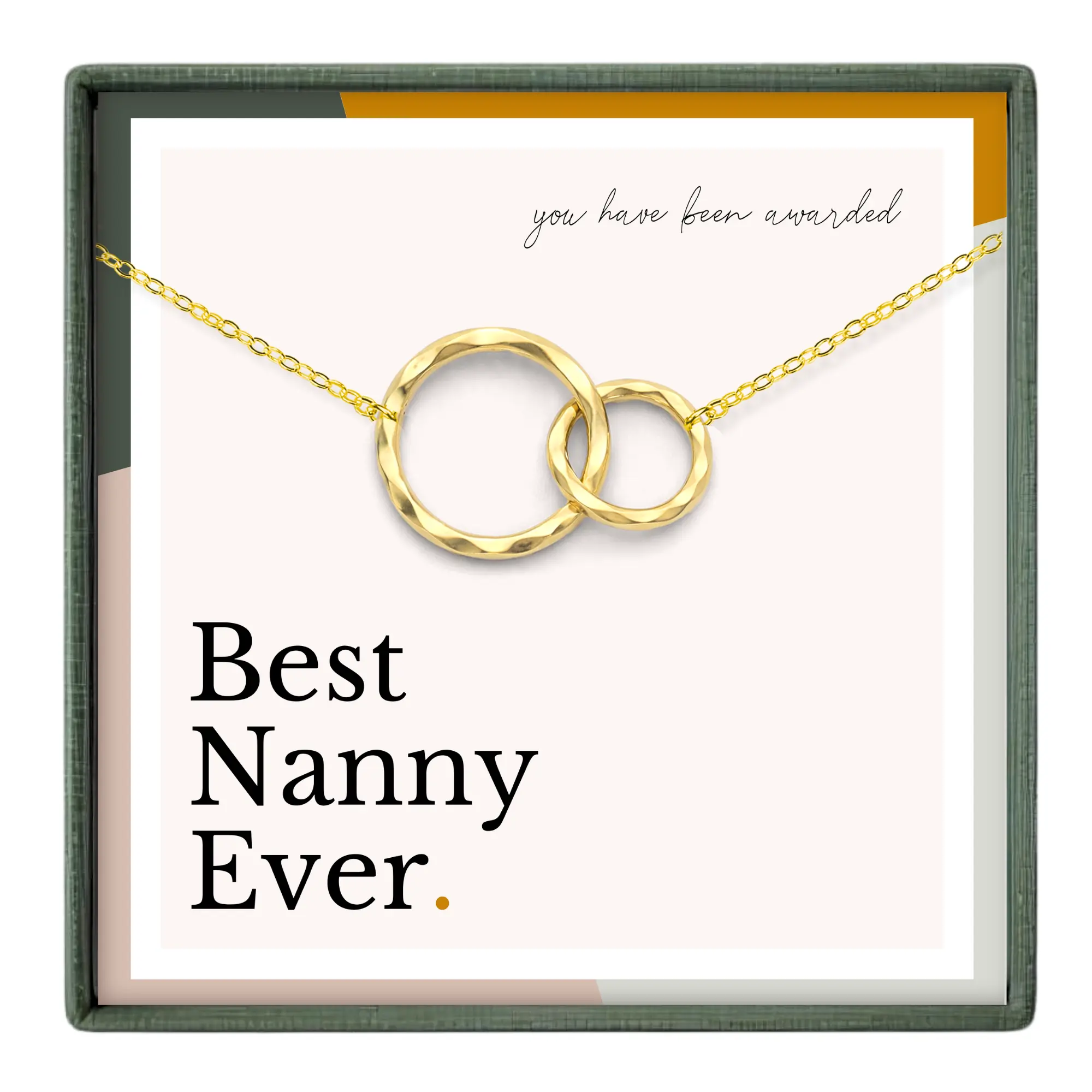 Best Nanny Ever Necklace – Appreciation Gift for Her