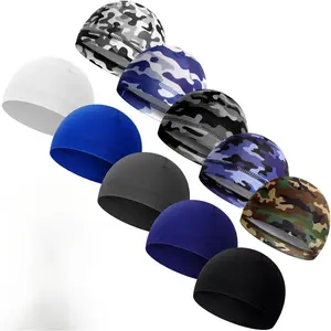 10 Pcs Men's Cooling Skull Caps, Welding Helmet Liner, Wicking Beanie Head Wrap for Cycling