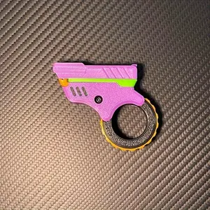 Stress Relief Fingertip Game, 3D Printed Slider, Novel Finger Game, Rotating Magnetic Push, Multifunctional, Asmr Adhd, Easter Christmas Halloween Gift
