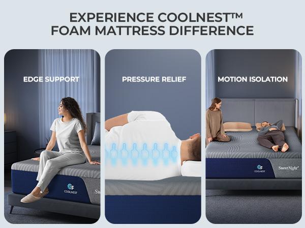 "Weightless Cooling Mattress for Heavy Users - 5-Zone Support & 8°C Cooler",Fiberglass-Free Sleep Experience Temperature Regulation
