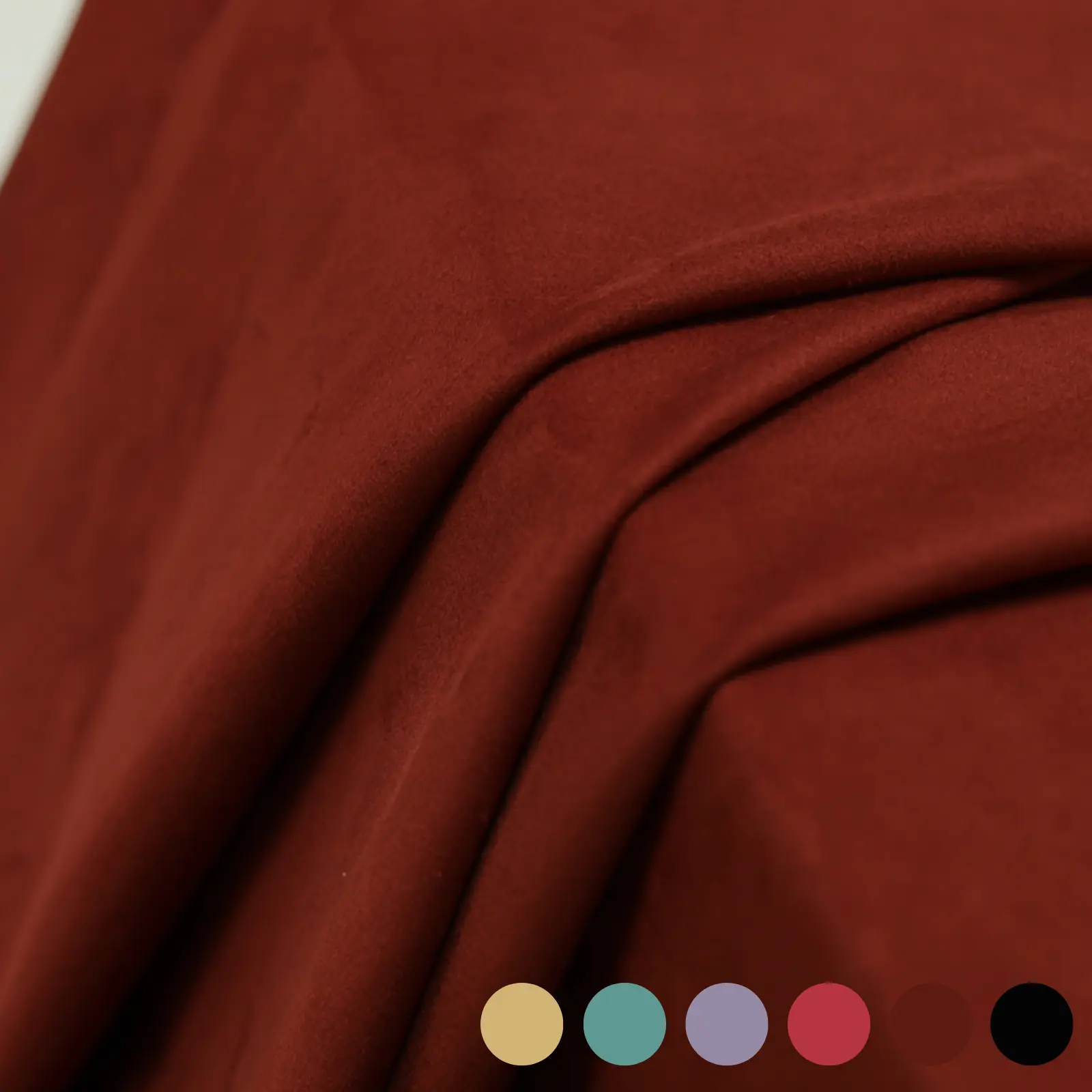 4 way Stretch Faux suede Fabric 260 GSM (3 yard) Polyester Heavy Weight Knit Double Side Sueding Cloth for Upholstery,Apparel,DIY