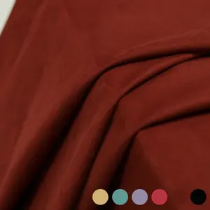 4 way Stretch Faux suede Fabric 260 GSM (3 yard) Polyester Heavy Weight Knit Double Side Sueding Cloth for Upholstery,Apparel,DIY