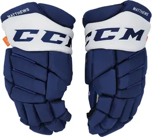 Auston Matthews Toronto Maple Leafs Autographed Blue CCM Game Model Gloves with "2022 Hart" Inscription - Limited Edition of 10 - Fanatics Authentic Certified