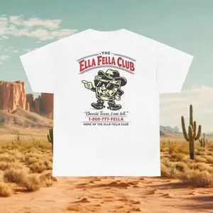 Ella's Fellas Club Graphic Two Sides shirt, Western Tee, Country Concert Tee