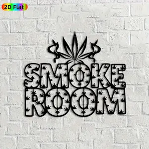 1pc Cannabis Leaf Smoke Room Metal Wall Art,Cannabis Leaf Statue Mural, Ideal Gift for 420 Celebration,Stoner Gathering,Cannabis Culture Enthusiasts, Perfect for Man Cave Wall & Patio Fence,Cannabis Culture Enthusiasts