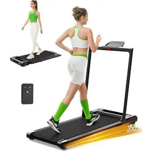 Walking Pad Treadmill, 330lbs Capacity, Compact Walking Pad, 2.5HP Desk Treadmills, 45dB Silent Operation, Foldable Treadmill with Remote Control, for Home Office