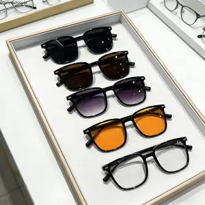 5-Pack Unisex Pilot Sunglasses, Large Square & Retro Oval Frames with Double Bridge Design, Colorful Transparent & Tortoiseshell UV400 Eyewear for Travel & Daily Casual Wear