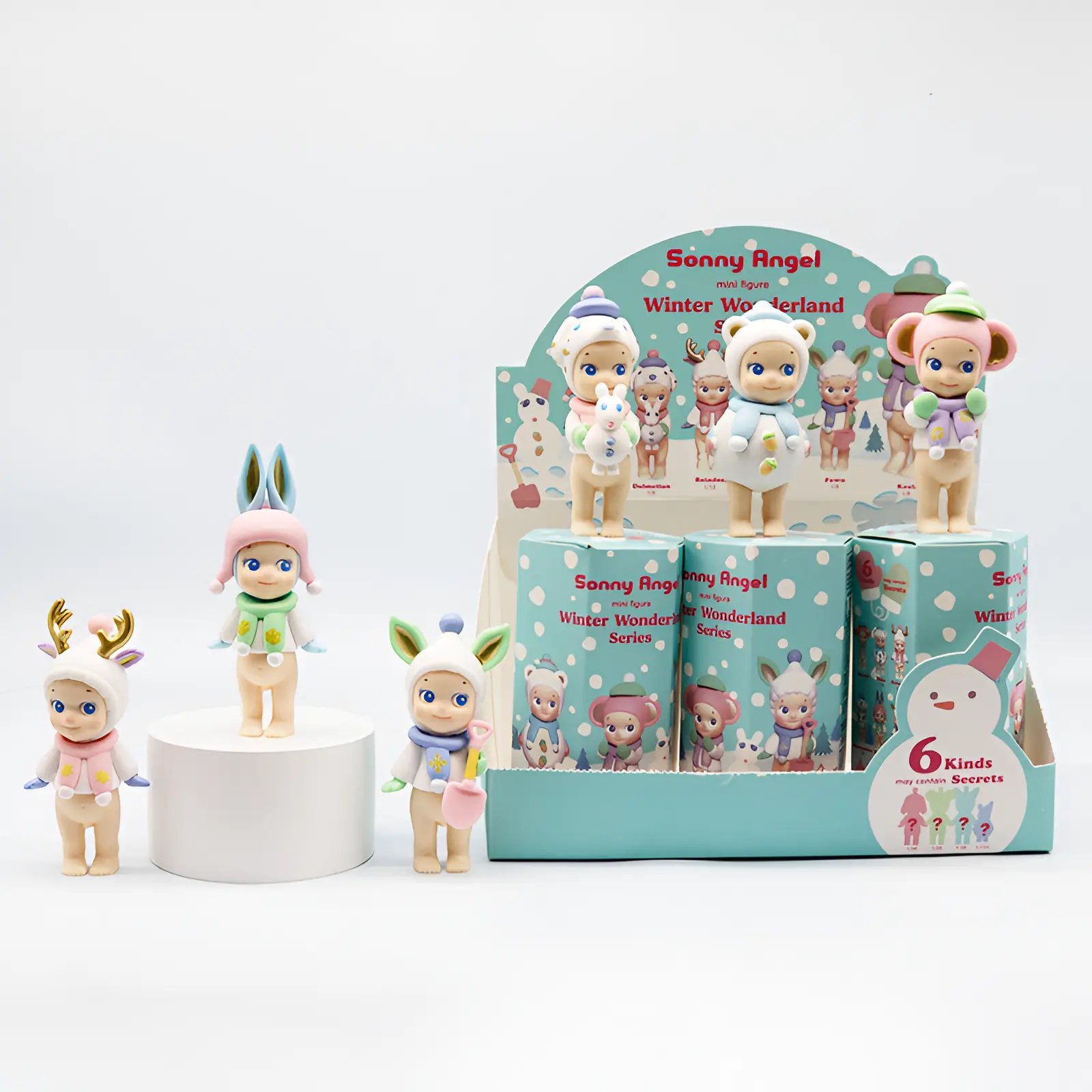 Sonny Angel Winter Wonderland Series Blind Box | Mystery Mini Figure Collectible Toy | Kawaii Anime Doll | Sealed Surprise Gift