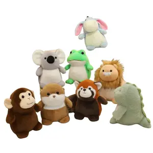 22cm Plush Animal Series Toys, Multiple Grassland Forest Animals Soft Stuffed Dolls, Cute Cartoon Figures for Kids' Interactive Play & Birthday Gifts, Cuddly Doll Gift