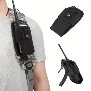 Outdoor tactical radio walkie-talkie bag, suitable for mountain climbing and hiking, easy to carry and install, Compact