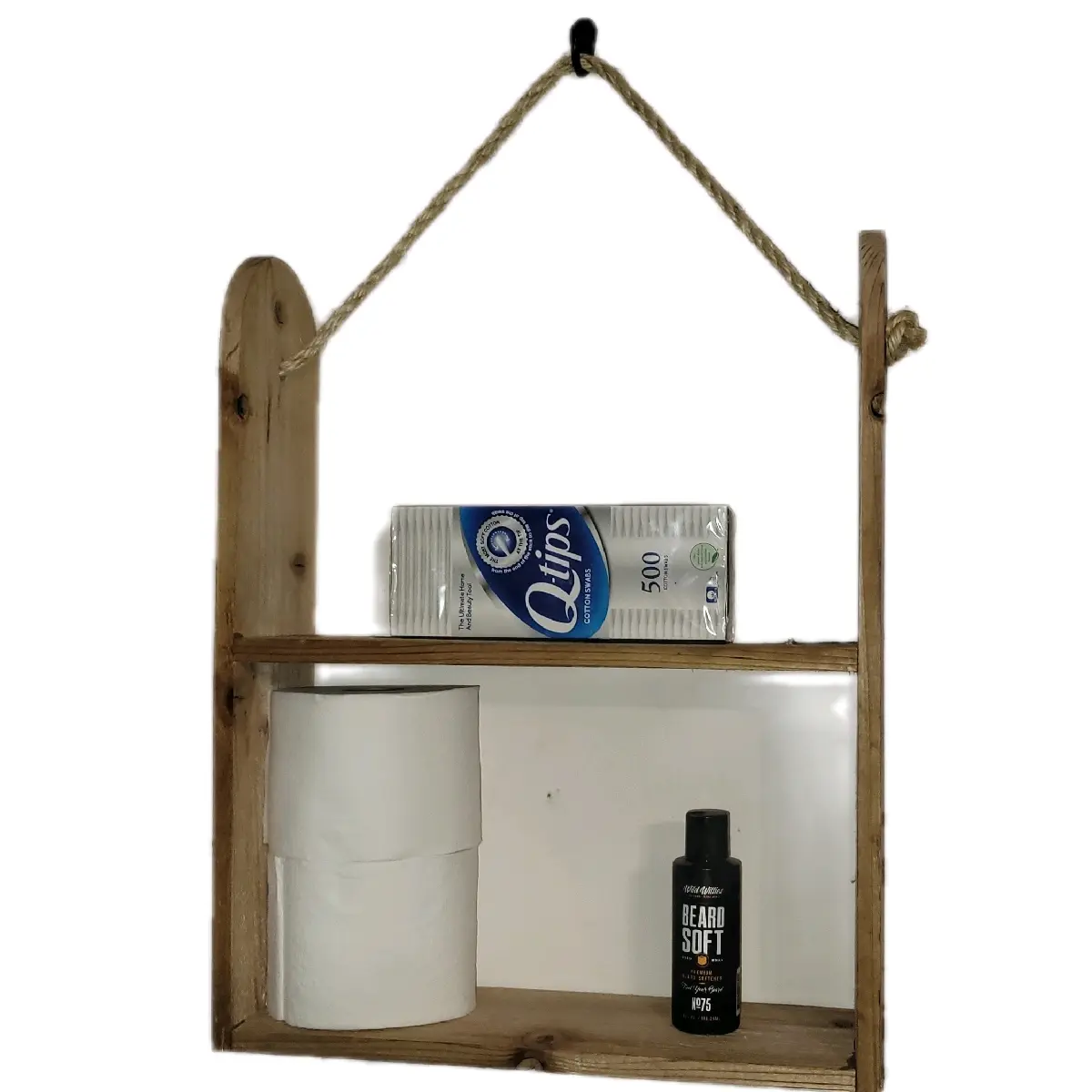 Kingdom Country Ranch Cedar Wood Rustic Wall Shelf for Kitchen or Bathroom with Natural Color and Texture wallshelves